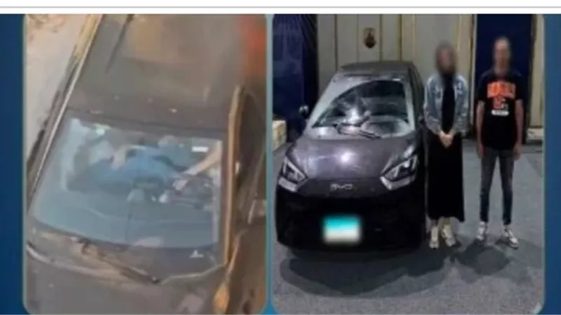 الداخلية تضبط شابًا وفتاة بعد تداول فيديو مخل بالآداب داخل سيارة في الإسكندرية