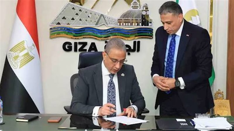 محافظ الجيزة ووكيل
