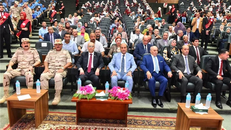 محافظ أسيوط يشهد احتفالية جامعة أسيوط بذكرى 30 يونيو