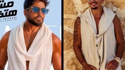 تشابه إطلالة عمرو دياب وتامر حسني يشعل مواقع التواصل