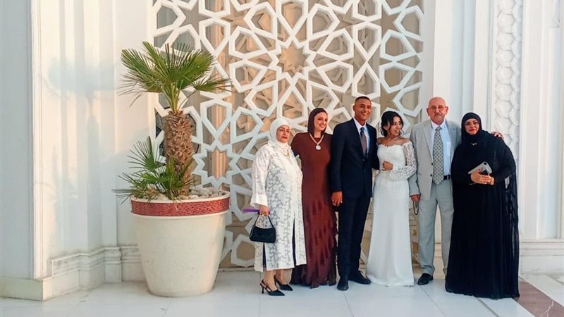 صورة من حفل الزفاف