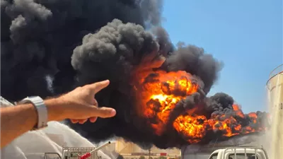 تعطيل شبكة الكهرباء بالزاوية غرب ليبيا بعد استهداف محطة كهرباء واحتراقها