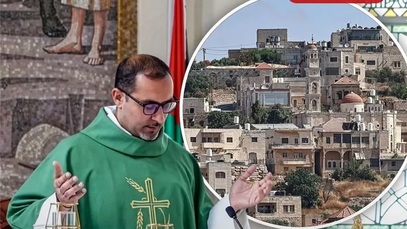 كاهن «الطيبة» الفلسطينية يناشد الفاتيكان حماية آخر بلدة بالضفة الغربية