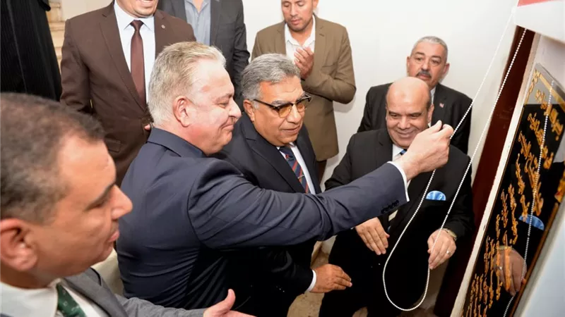 محافظ الدقهلية ومساعدا وزير العدل يفتتحون مكتب الشهر العقاري بصهرجت الصغرى