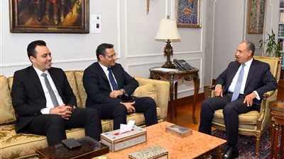 وزير الخارجية يستقبل نقيب الصحفيين ورئيس الشؤون العربية والخارجية بالنقابة ويشيد بالدور الوطني للصحافة المصرية