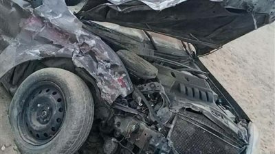 إصابة 17 شخصا في حادث تصادم ملاكي وربع نقل بطريق الدواويس بالإسماعيلية
