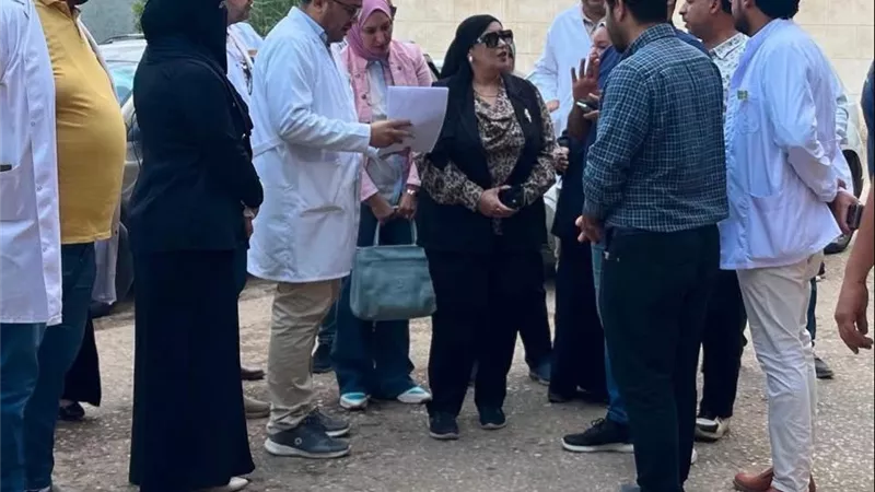 وكيل صحة الغربية تقود جولة بمستشفى قطور المركزي والمنشآت الصحية