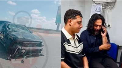 بهاء سلطان ينهي أزمة حادث وادي النطرون بالتصالح مع سائق الونش
