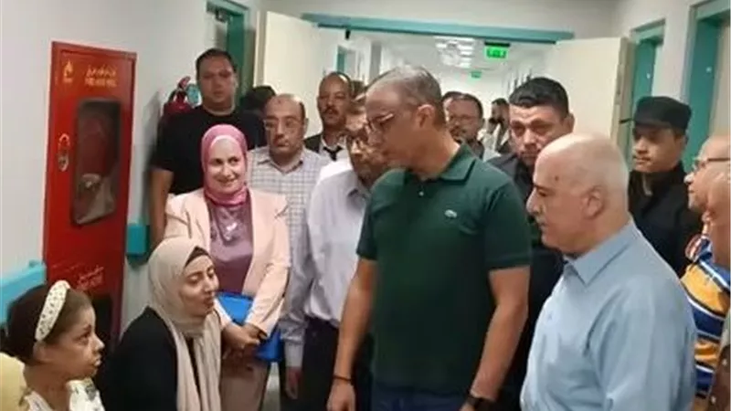 محافظ الجيزة يتفقد مستشفى بولاق الدكرور النموذجي ويطلق قسم جراحة المخ والأعصاب