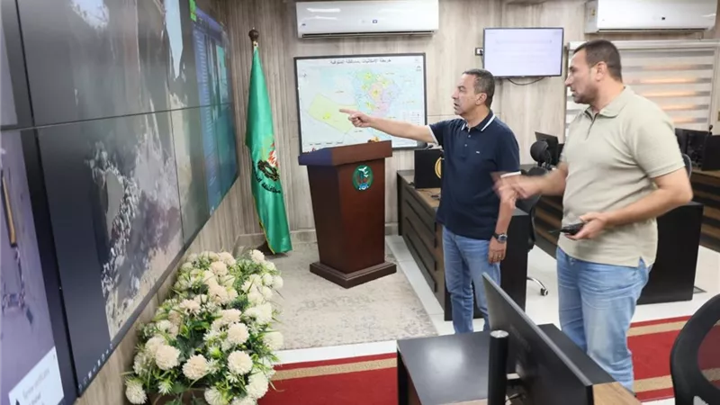 بث مباشر من غرفة السيطرة.. محافظ المنوفية يتابع إزالة 59 حالة تعدٍ