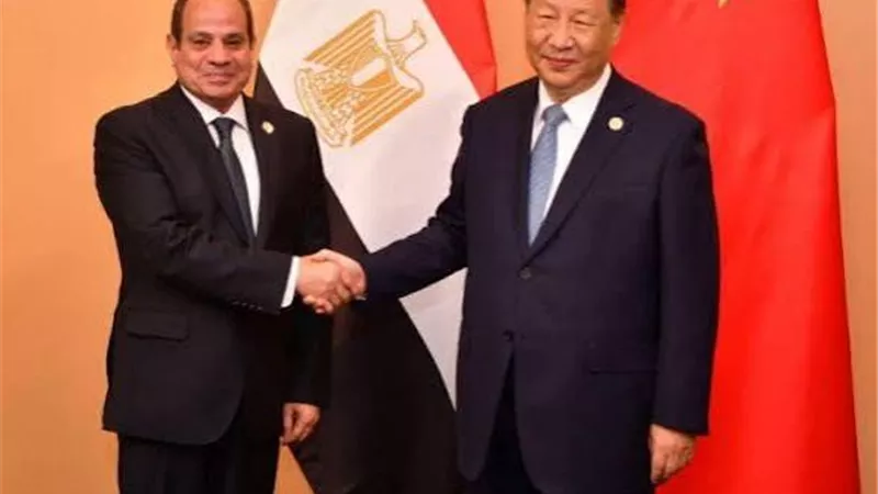 زيارة الرئيس الصيني لمصر.. السيسي يبحث تعزيز الشراكة الاستراتيجية بين البلدين