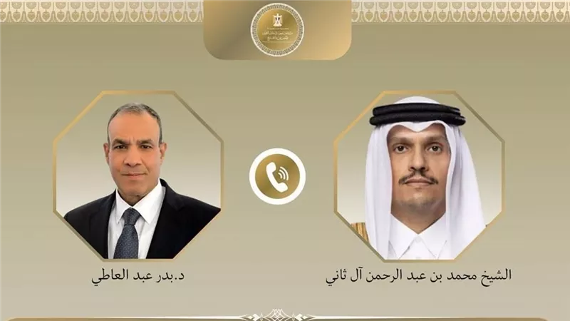 وزير الخارجية يبحث مع نظيره القطري سبل خفض التصعيد بالمنطقة