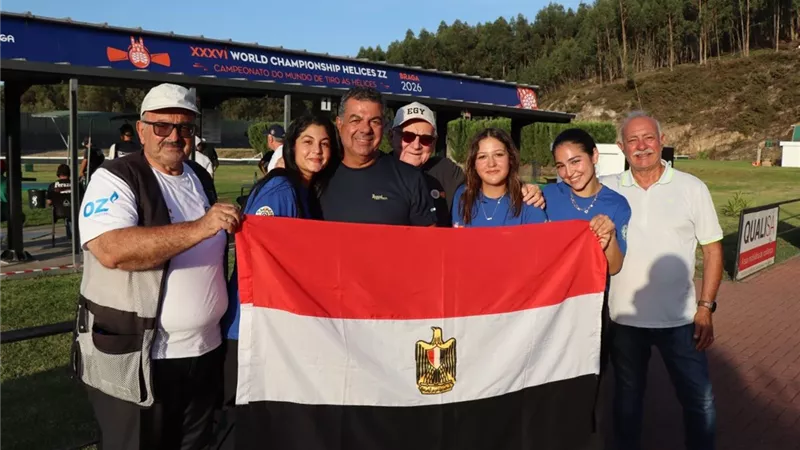 مصر تحصد 5 ميداليات في بطولة العالم للرماية على الاطباق المروحية 2026 