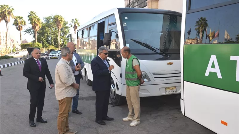 50 أتوبيسًا في الطريق.. توسع كبير في منظومة النقل المتميز بالمنصورة
