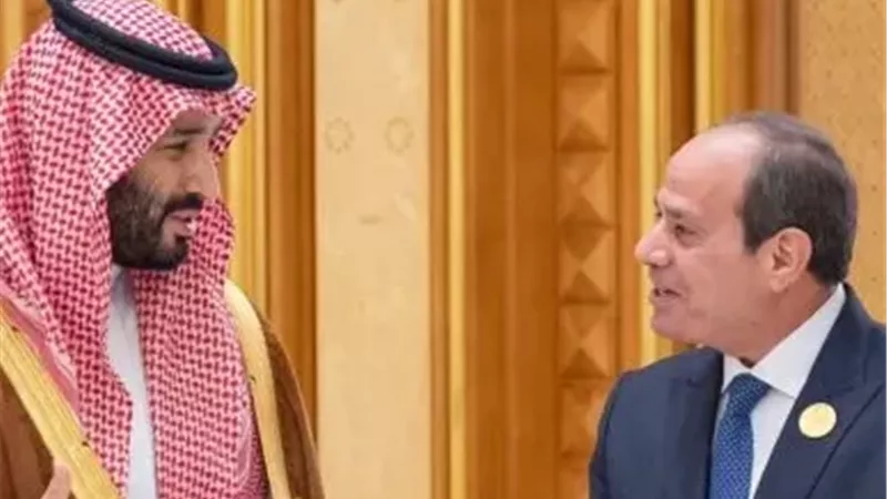 الرئيس السيسى يستقبل ولى العهد السعودى