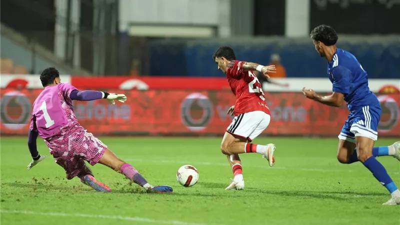 زيزو رجل مباراة الأهلي وأبو قير للأسمدة في دوري 